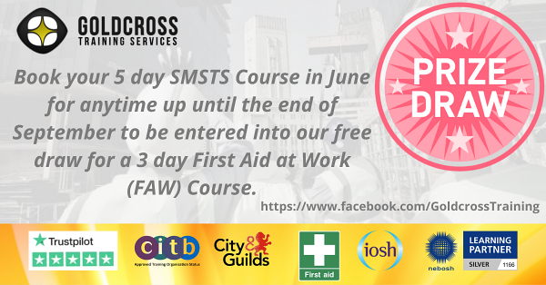 Need to Book a SMSTS – You could win a free 3 day FAW course