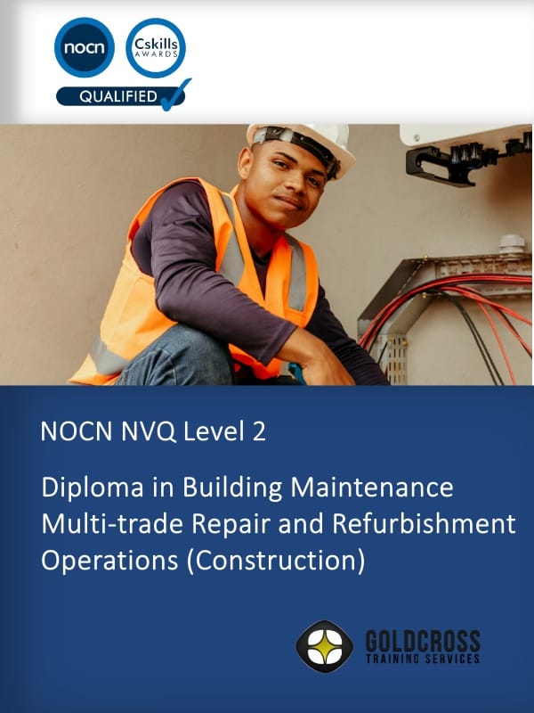 Book Your Level 2 Construction Maintenance NVQ here